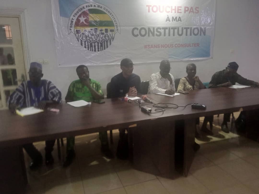 Togo : Front « Touche Pas A Ma Constitution » lance une campagne en faveur de la libération des prisonniers politiques