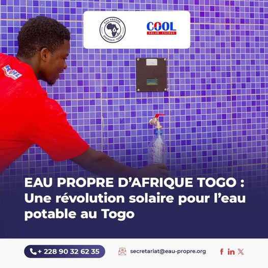Eau propre d’Afrique Togo : une révolution solaire pour l’eau propre au Togo
