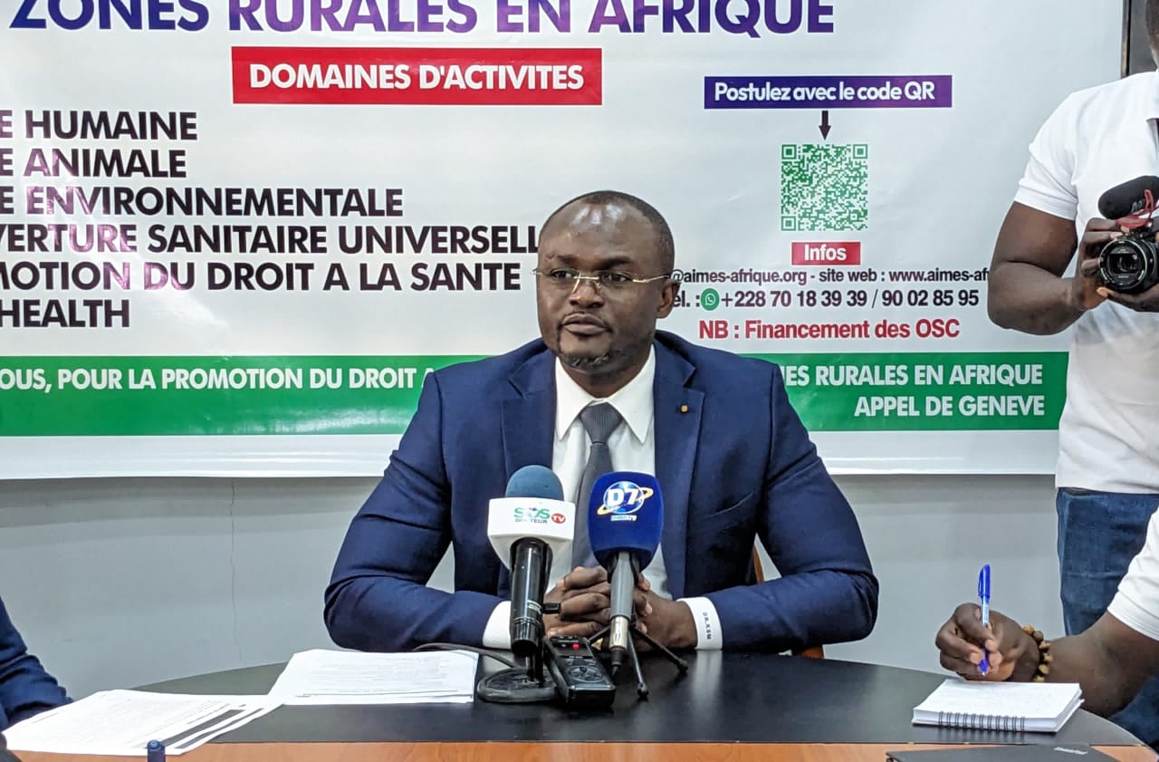 Droit à la santé des paysans, plus de 1000 places à pourvoir d’ici 2025, annonce le président de AIMES AFRIQUE, prof Serge Michel KODOM
