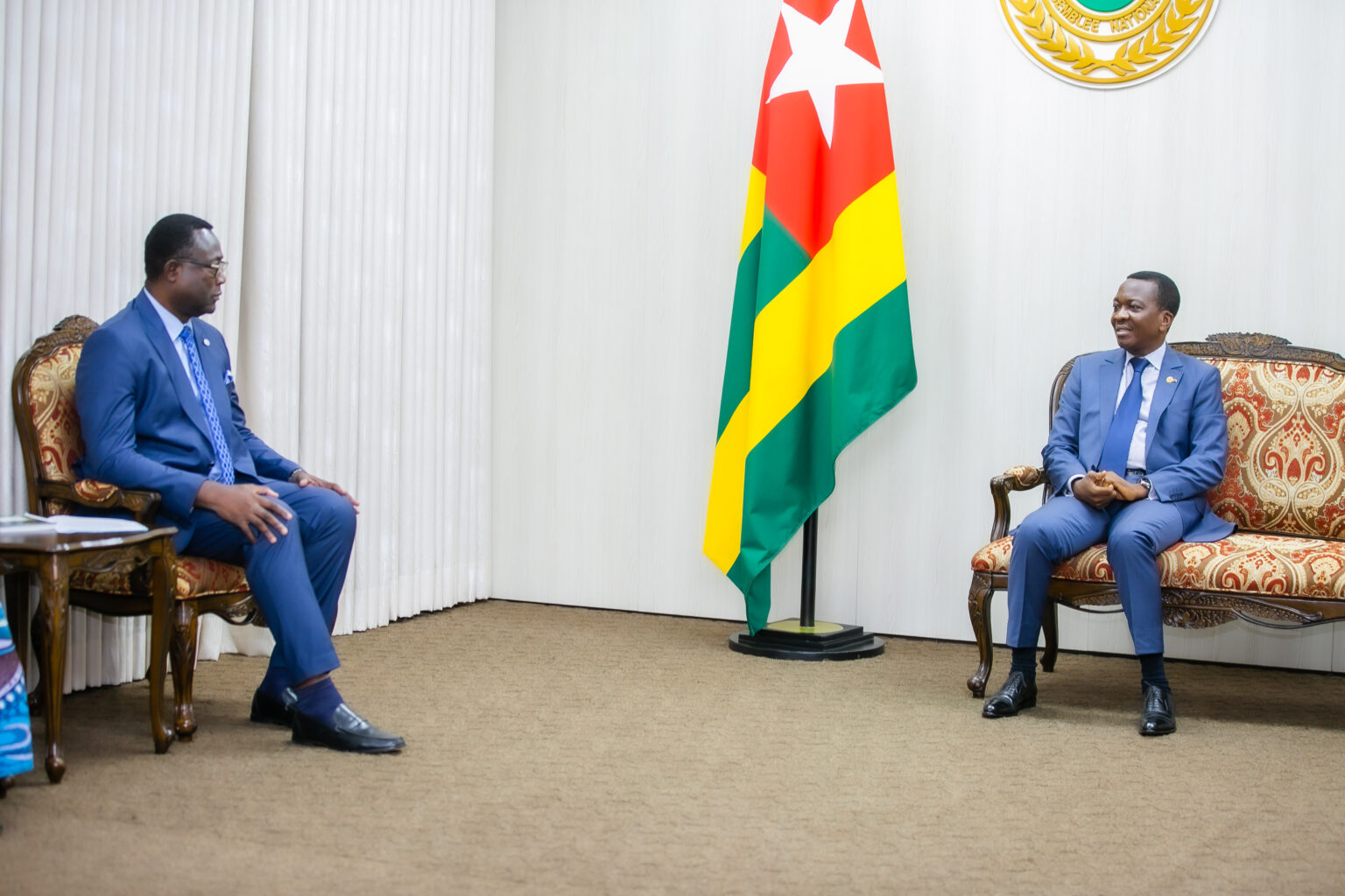 Le Président de l’Assemblée nationale s’est entretenu avec Me Ohini Kwao Sanvee, Président de la Commission Nationale des Droits de l’Homme (CNDH)