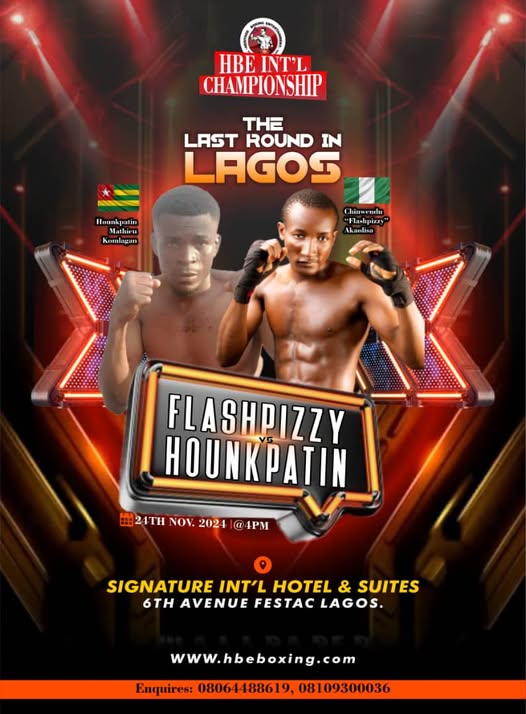 Championnat d’Afrique de boxe des poids légers : Le Togolais Komlagan Hounkpatin, la seule satisfaction de toute une année