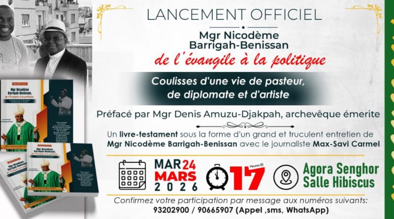Mgr Barrigah-Benissan : l’ultime parole d’un homme de foi devenu acteur public