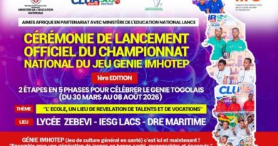 « Génie Imhotep » : l’école togolaise passe à la vitesse santé