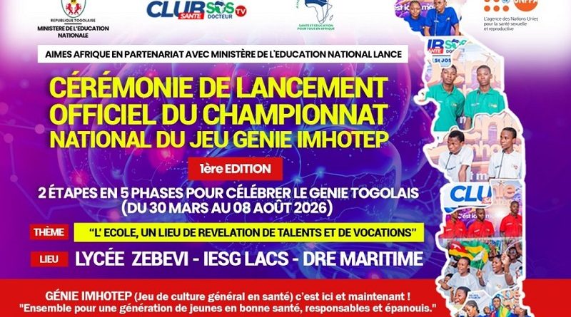 « Génie Imhotep » : l’école togolaise passe à la vitesse santé