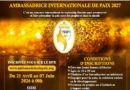 Afrique / la Candidature du concours international AMBASSADRICE DE PAIX 2027 dédié au leadership féminin et à la paix est officiellement ouverte