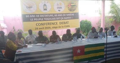 Togo : “60 ans de dictature, 60 ans de misère”, l’opposition dénonce et appelle à un sursaut national