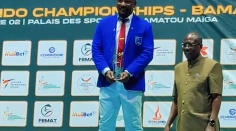 Taekwondo: Tété Galé Djramedo sacré meilleur arbitre d’Afrique