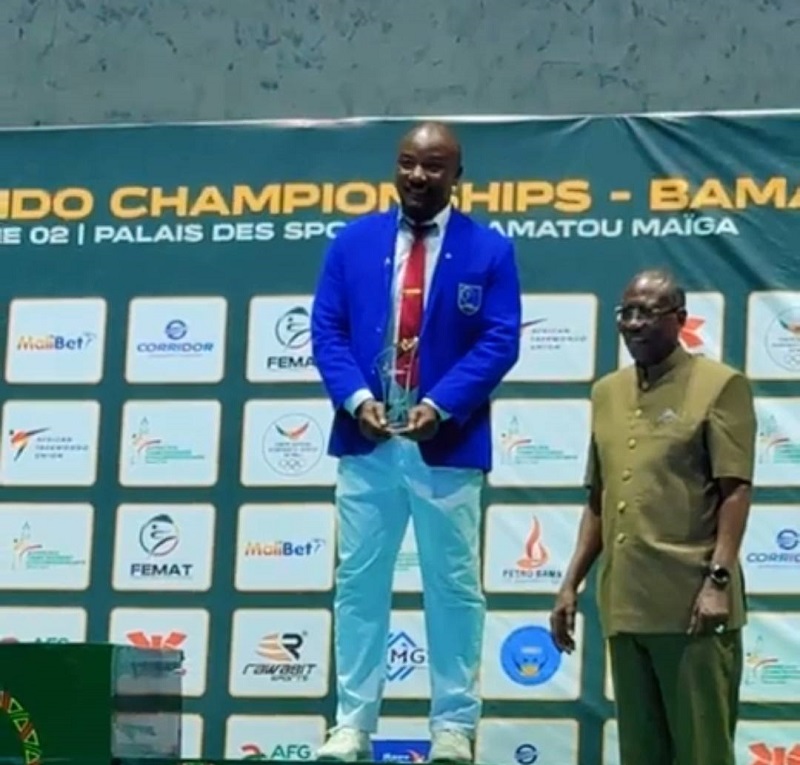 Taekwondo: Tété Galé Djramedo sacré meilleur arbitre d’Afrique