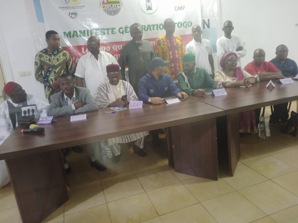 « Génération Togo » : l’opposition appelle au sursaut national