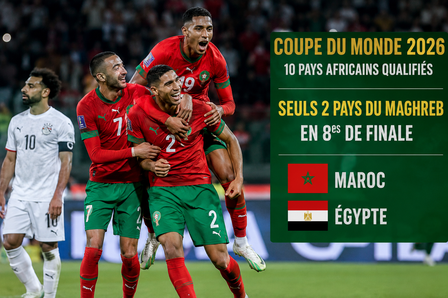 Mondial 2026 : l’Afrique envoie 10 nations, le Maghreb sauve l’honneur