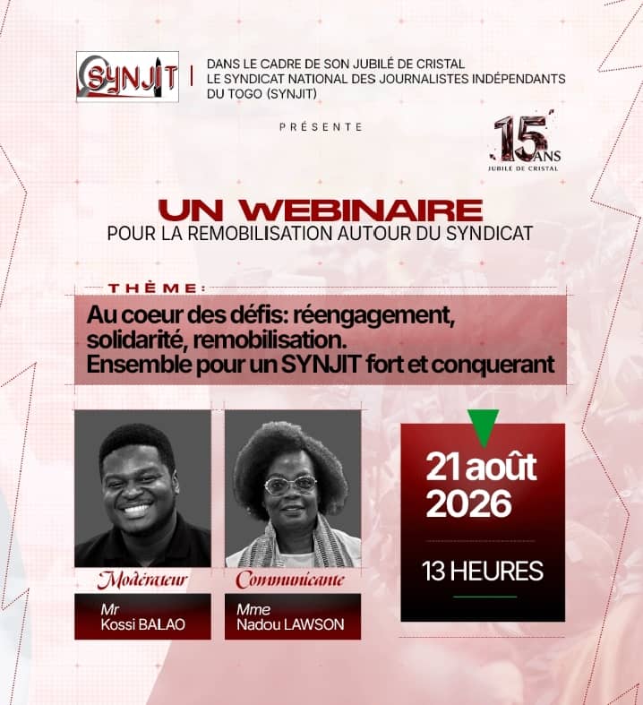 Journalistes togolais : le SYNJIT veut briser le silence syndical