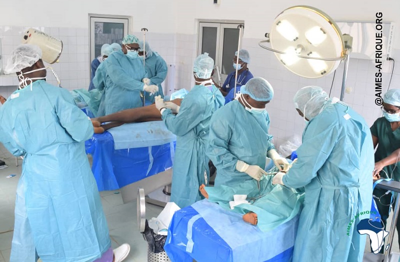 AIMES-AFRIQUE : 473 patients à Tchamba, quatre jours pour changer des vies